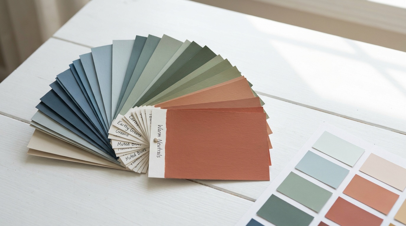 Neutral open plan palette