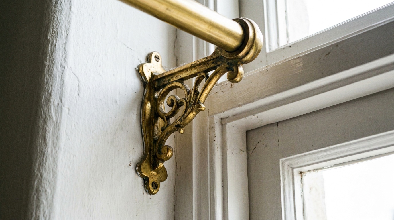 Curtain hanging guide