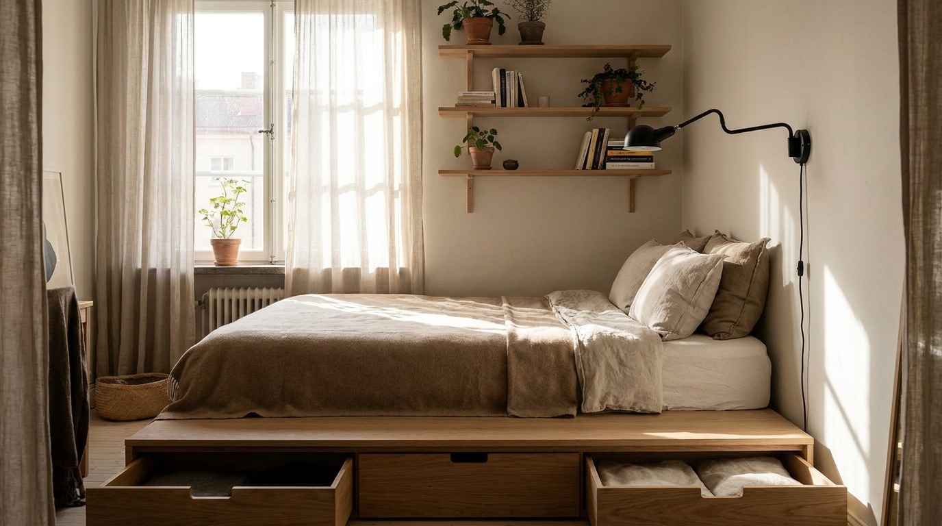 Small Bedroom Layout Ideas to Maximize Tight Square Footage
