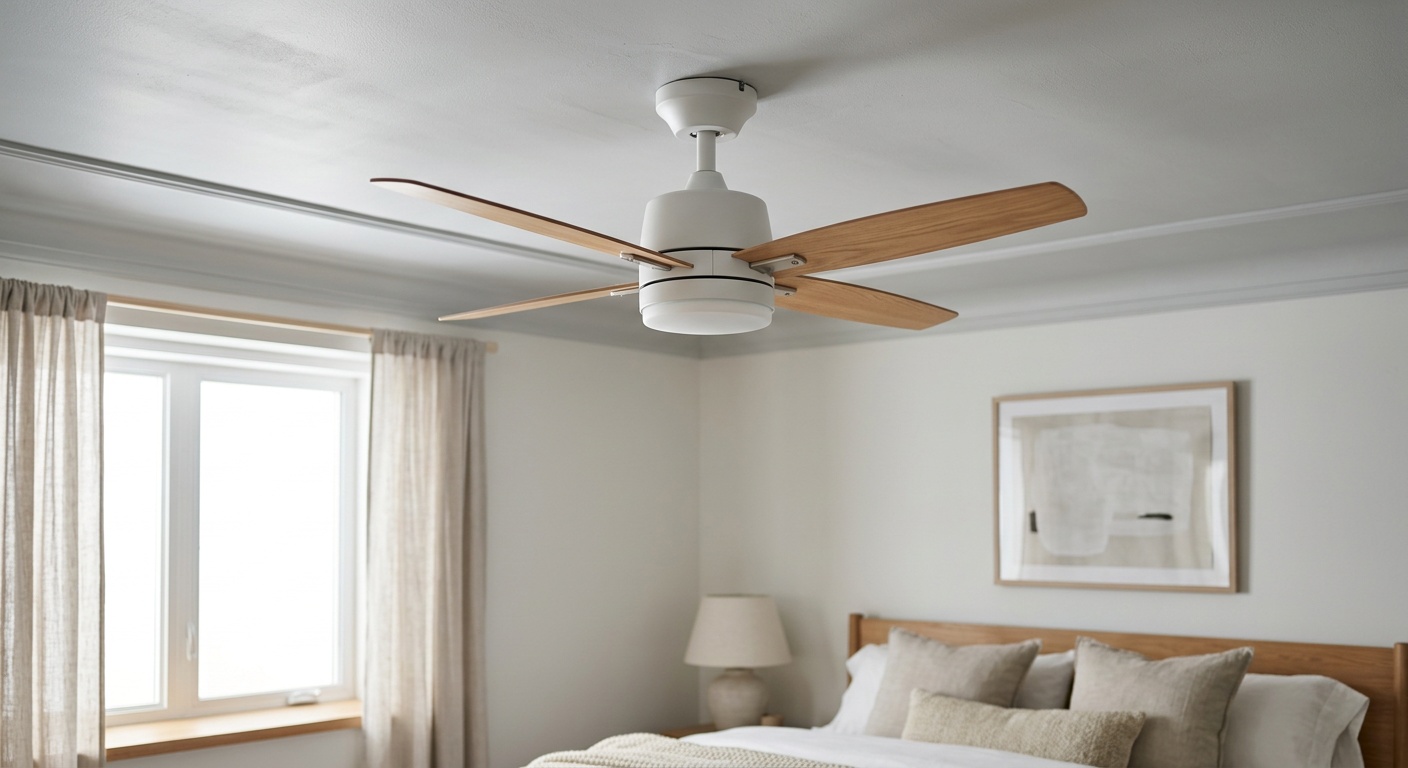 Bedroom air moving fan